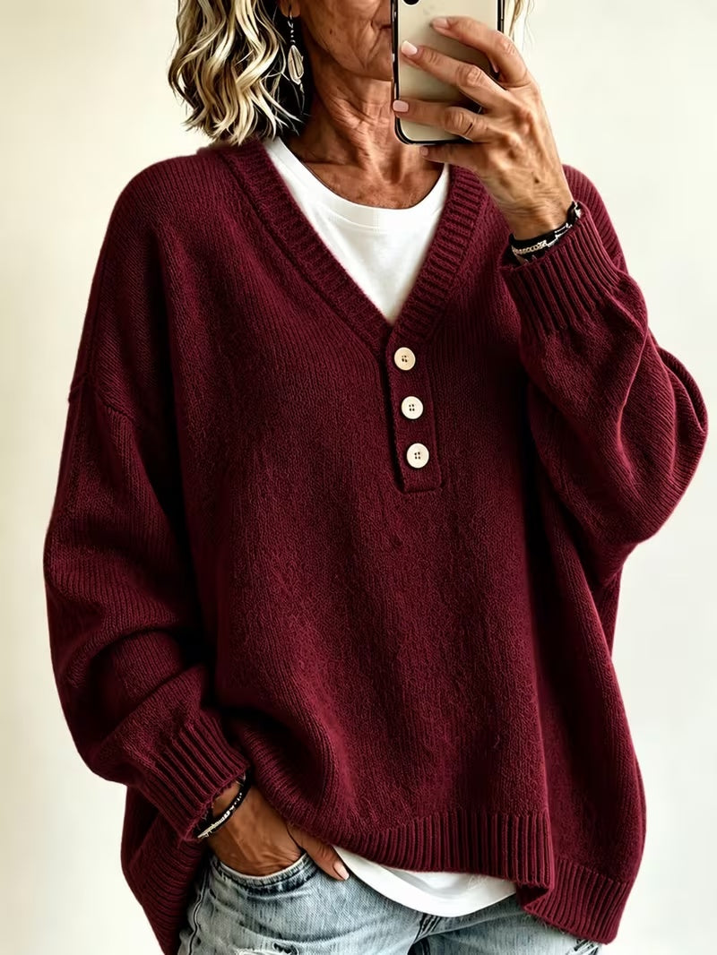 Jersey casual de mujer de color liso: estilo suave y cómodo para el día a día