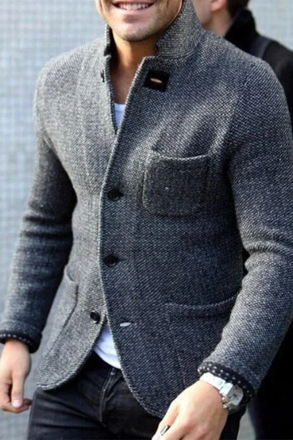 Cappotto invernale corto e spesso da uomo – Giacca moderna e calda