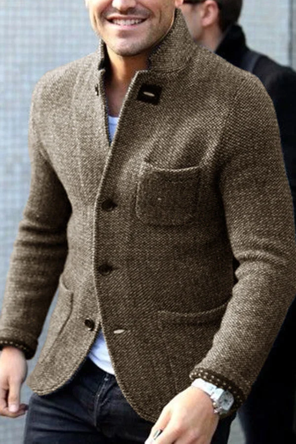 Cappotto invernale corto e spesso da uomo – Giacca moderna e calda