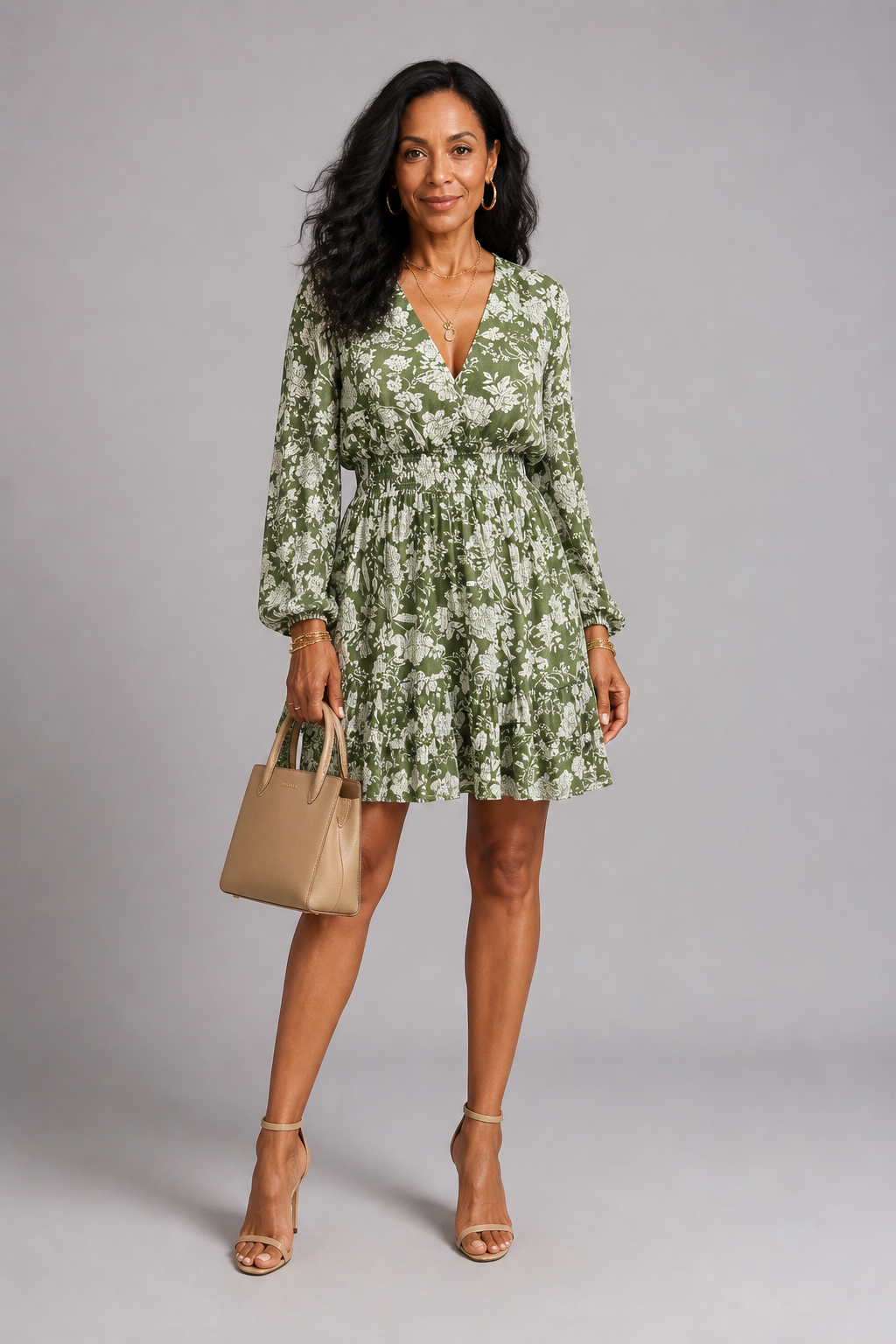 Abito portafoglio da donna fluido - Elegante e naturale