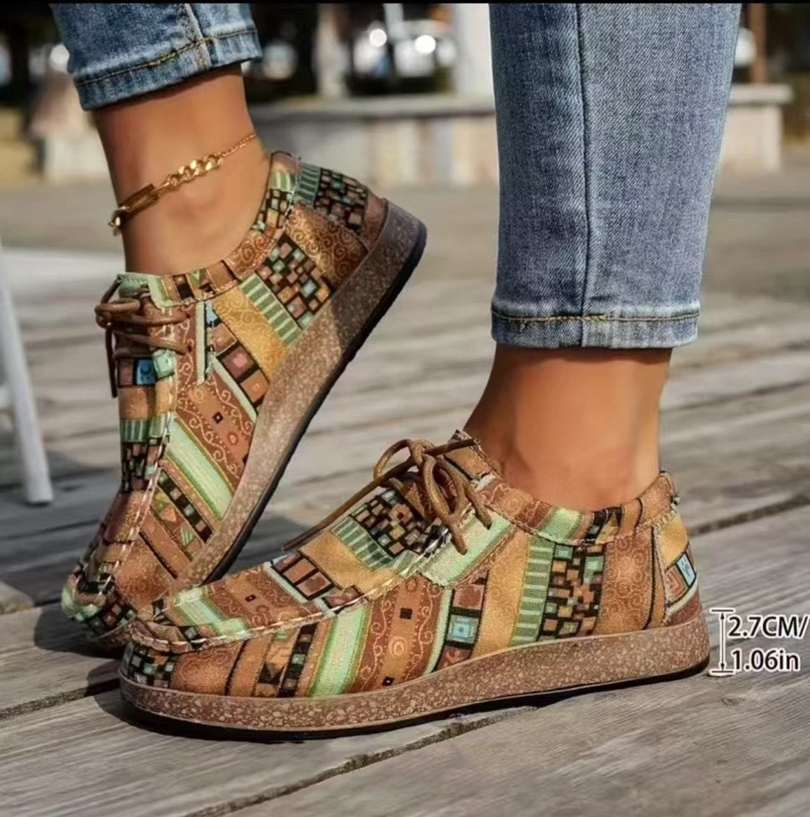 Sneakers Comode con Patchwork Vivace – Calzature Eleganti per Tutti i Giorni