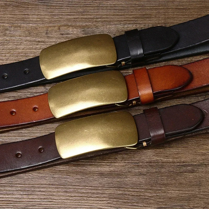 Cintura Hercules con Fibbia in Ottone – Accessorio Versatile Casual & Elegante