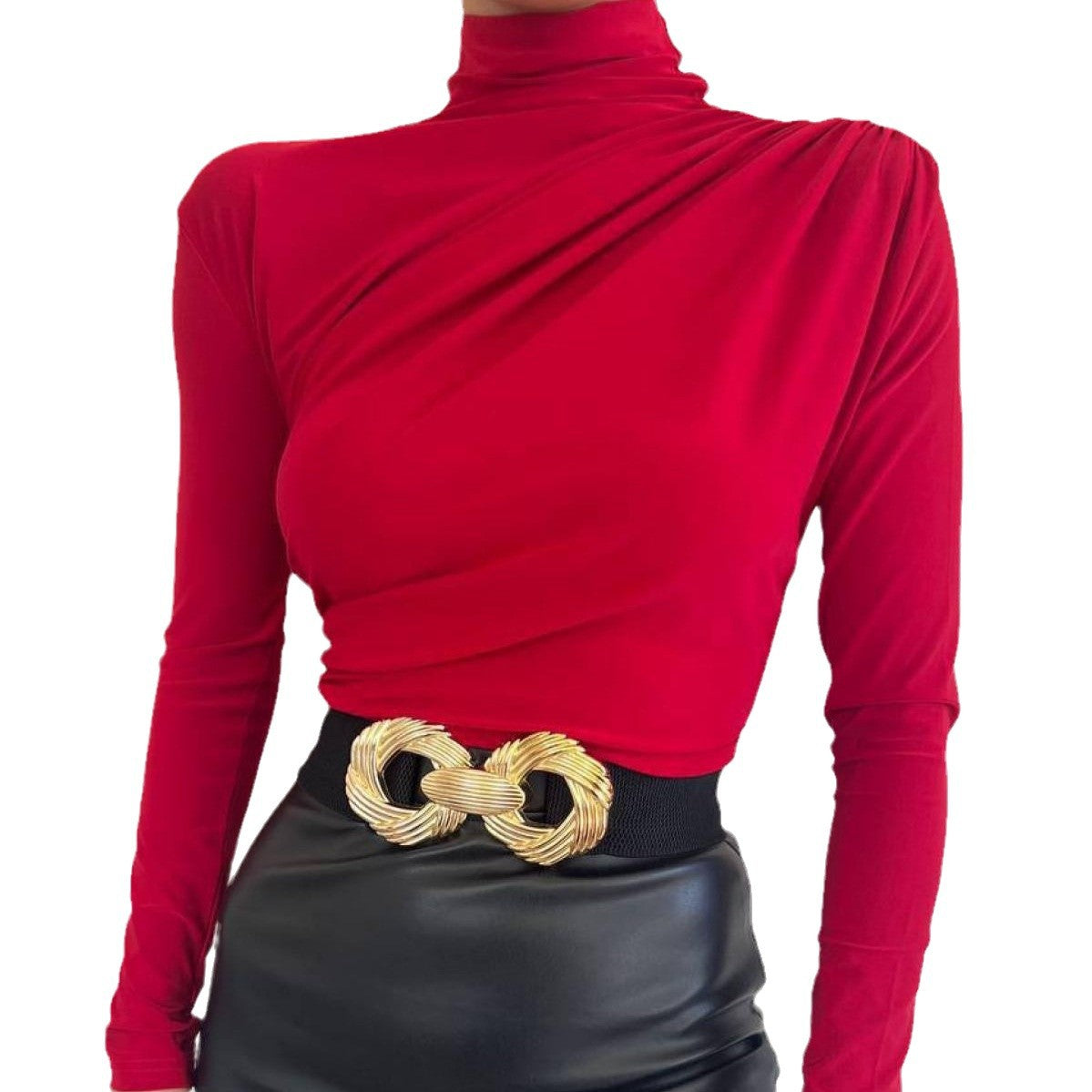 Top basique à manches longues pour femme - Simple et doux