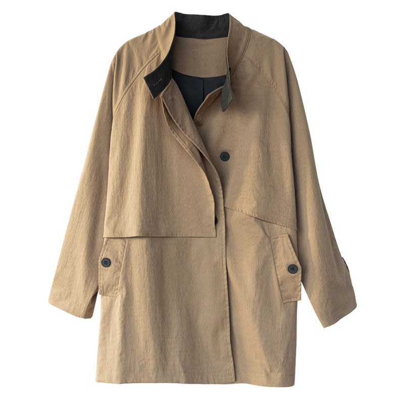 Vestido casual de mujer de longitud media: elegante estilo de oficina otoñal