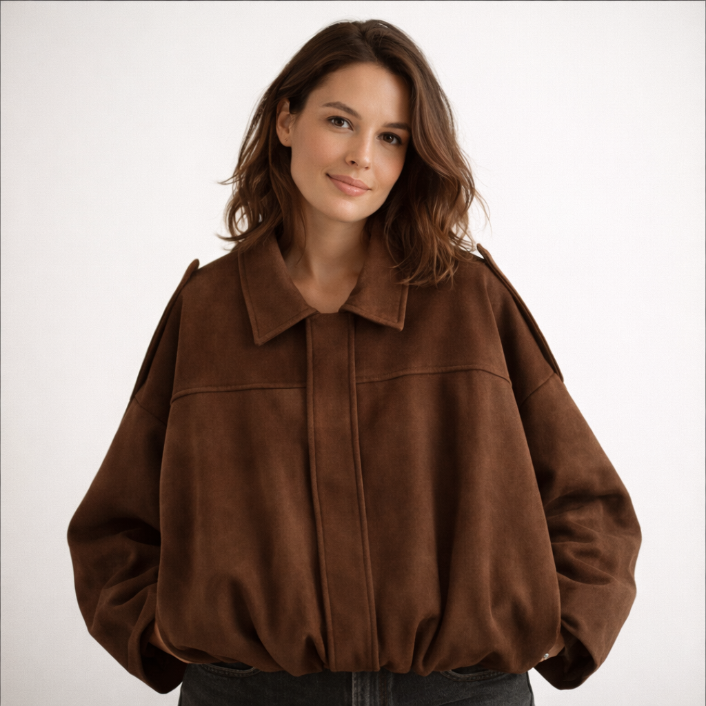 Giacca bomber oversize donna - Casual chic e facile da indossare