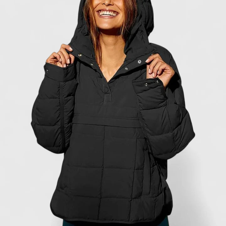 Giacca impermeabile oversize da donna