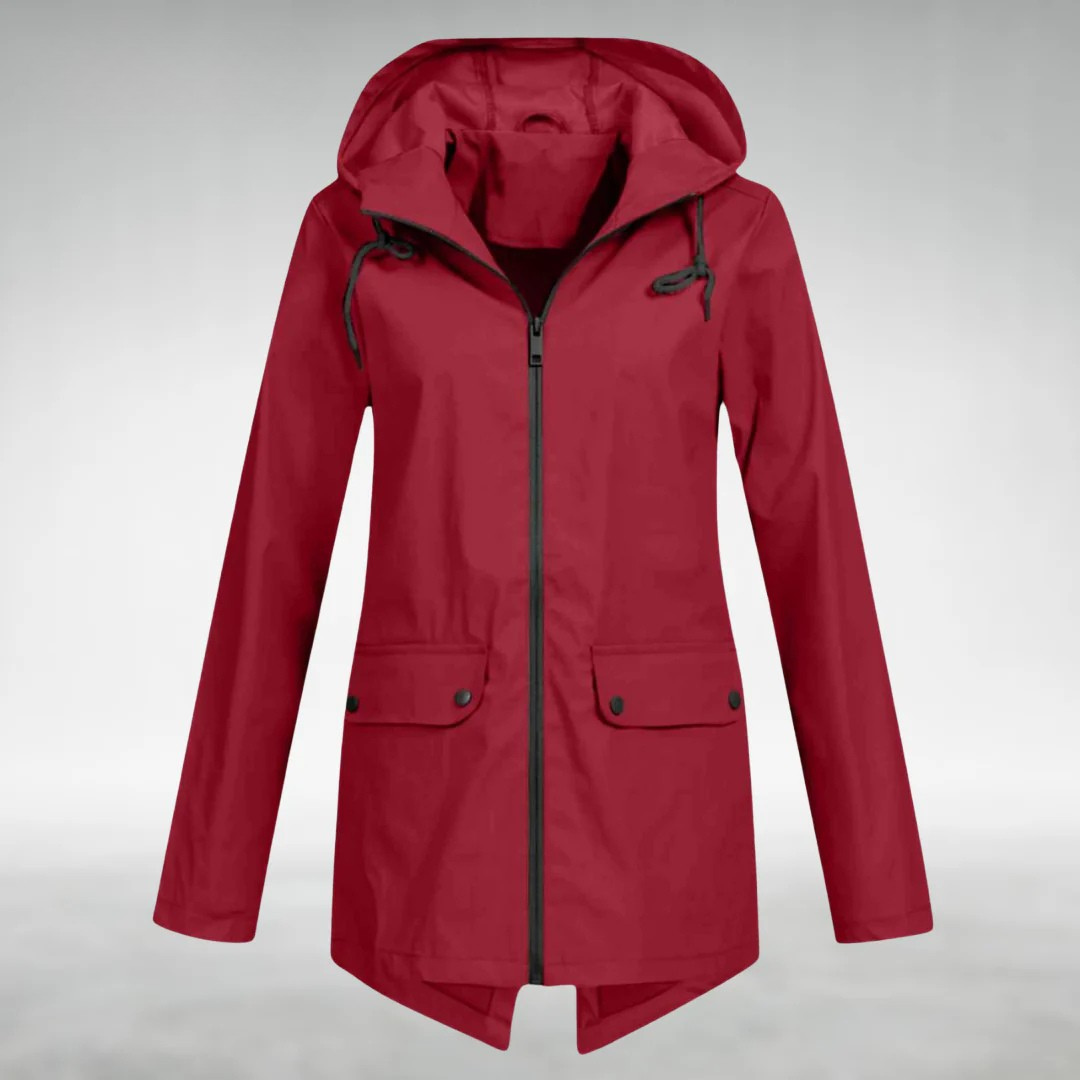 Elegante giacca impermeabile da donna
