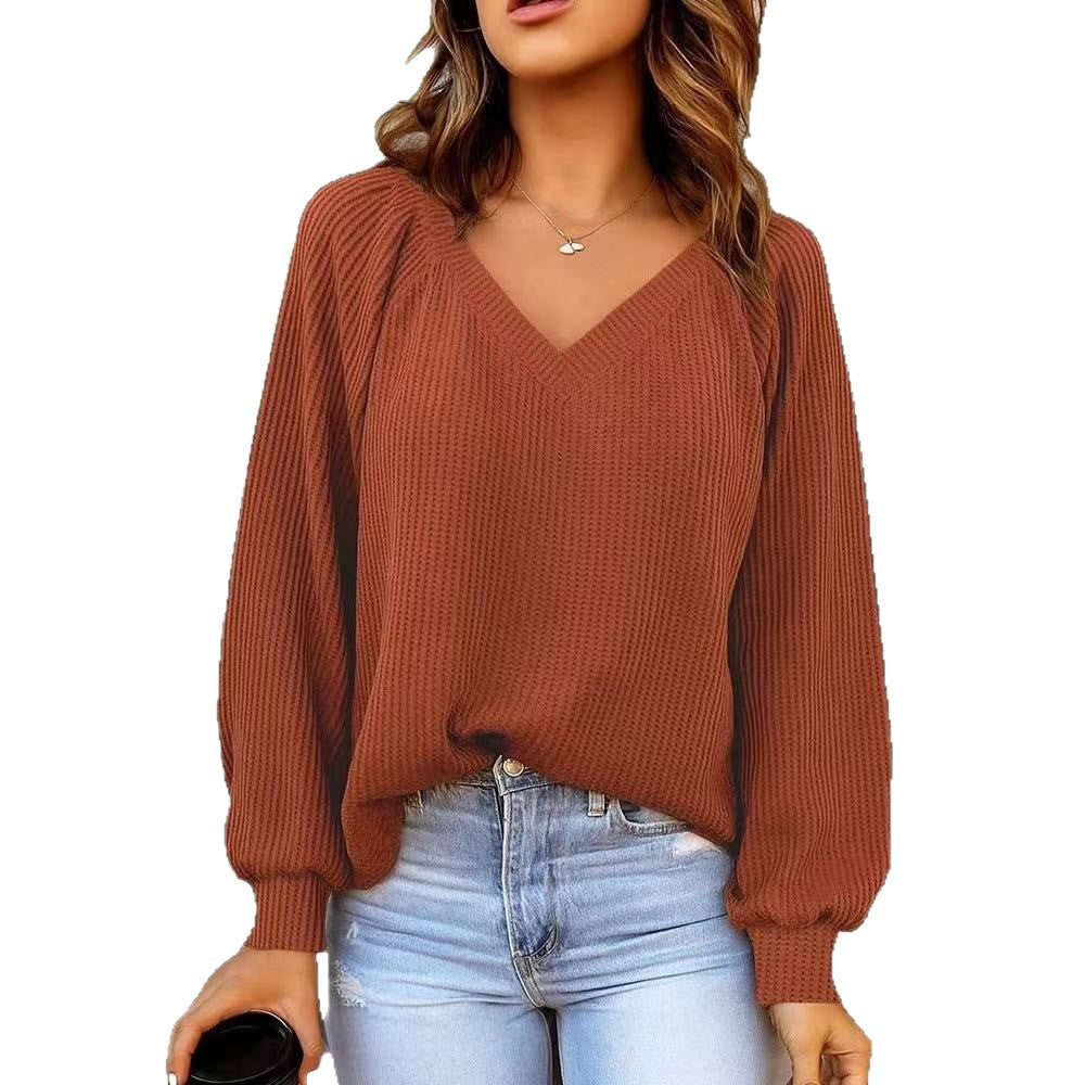 Pull ample pour femme en maille douce - Décontracté et confortable