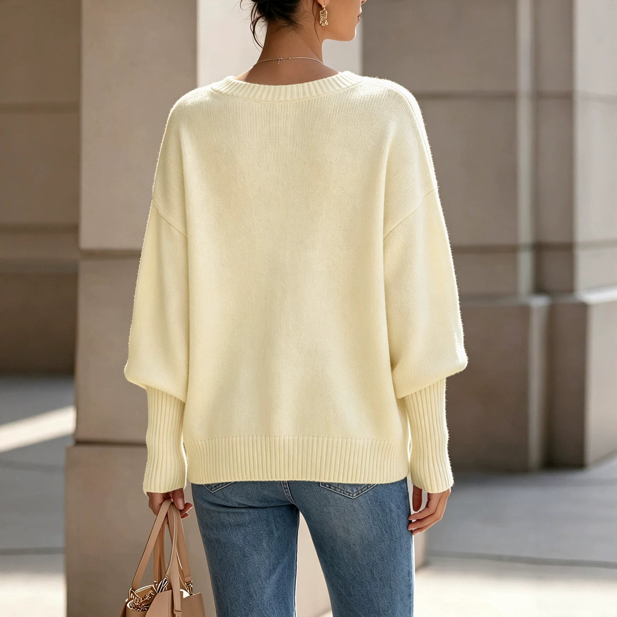 Maglione dolcevita donna in maglia - Morbido ed elegante