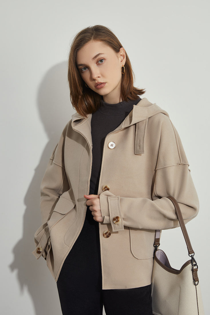 Surchemise imperméable pour femme avec boutons - Pratique et décontractée