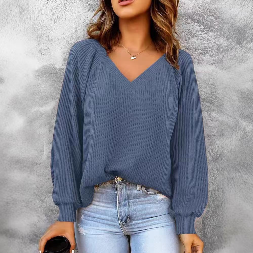 Pull ample pour femme en maille douce - Décontracté et confortable