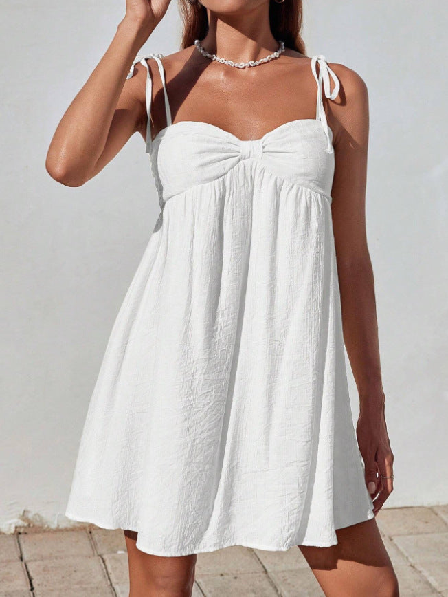 Elegante mini abito semplice da donna – Vestibilità comoda e alla moda