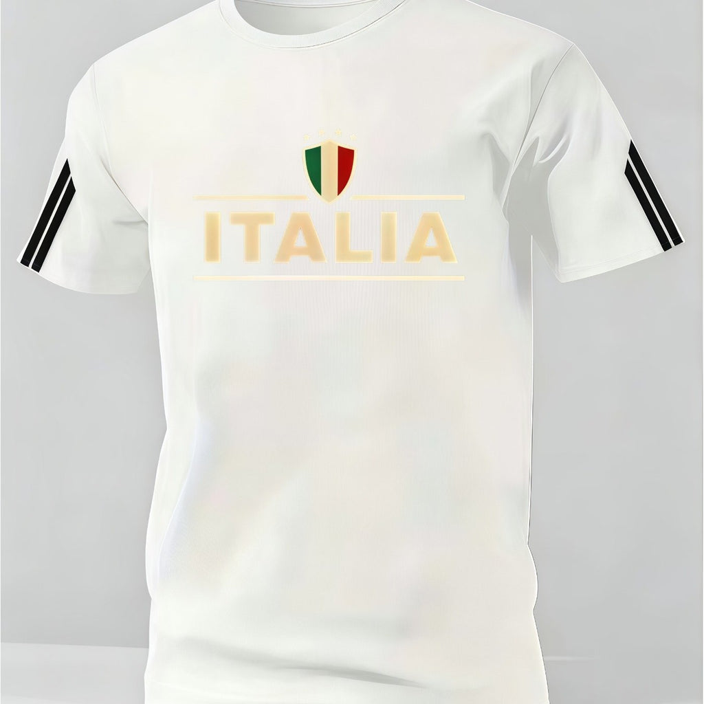 T-shirt uomo girocollo a maniche corte - Casual e versatile