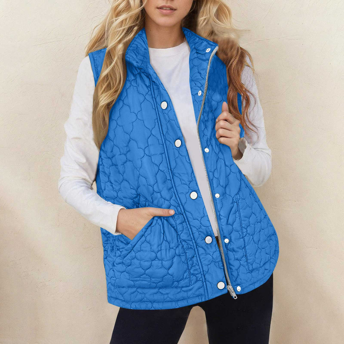 Gilet matelassé femme sans manches - Chaud et pratique