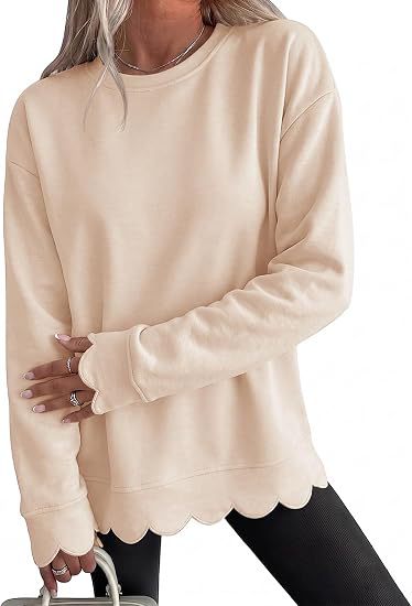 Sweat-shirt femme à col rond - Décontracté et doux
