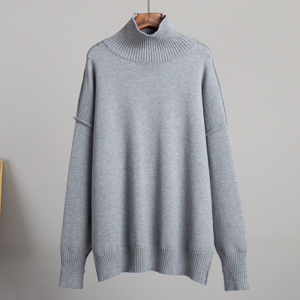 Maglione dolcevita donna spesso - Caldo e casual