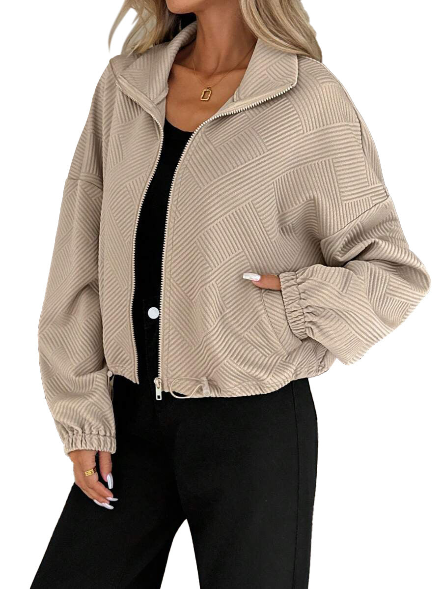 Veste de baseball femme à col montant - Sportive et pratique