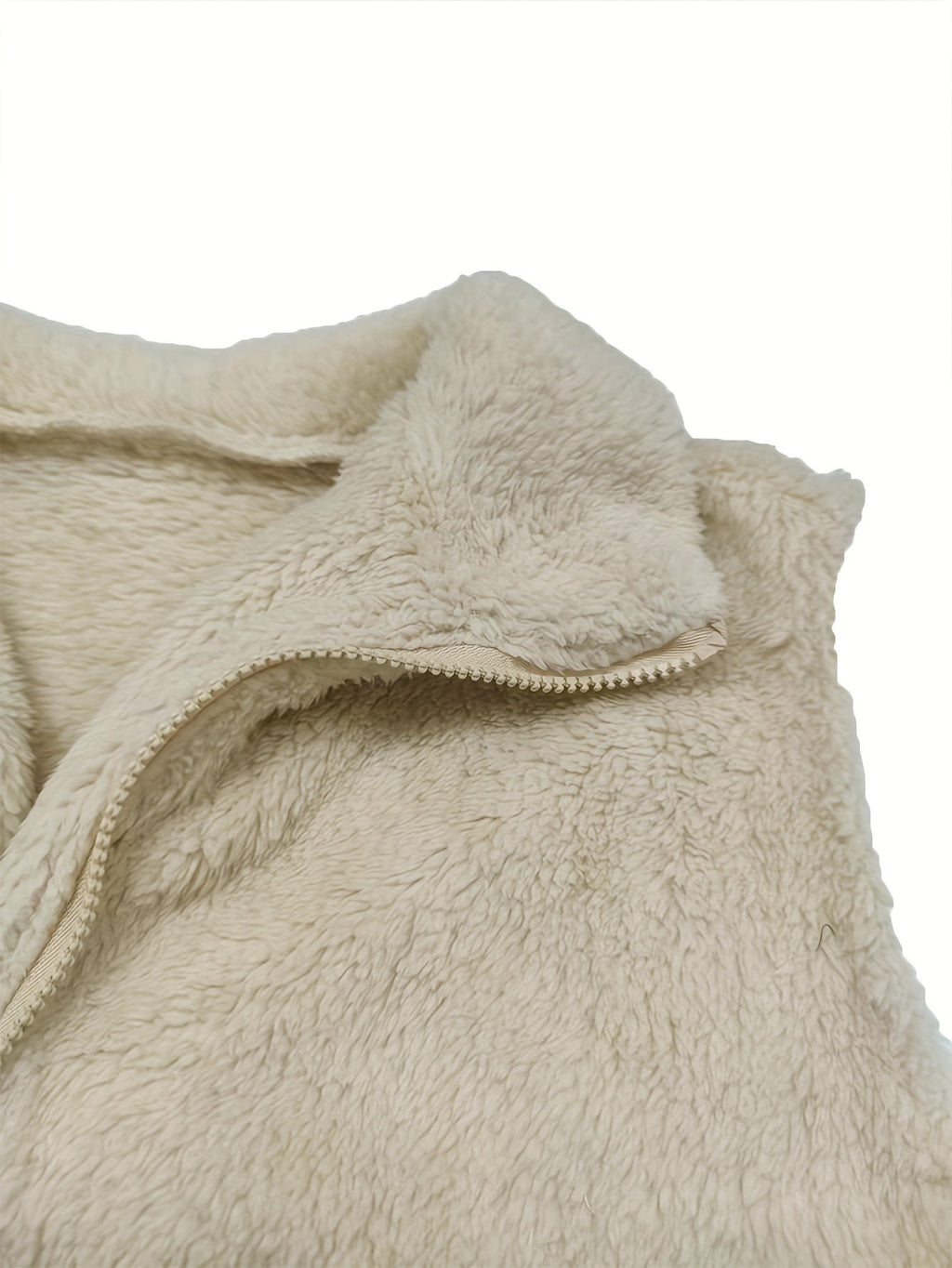 Gilet in pelliccia morbida da donna – Elegante giacca a maniche corte con cerniera