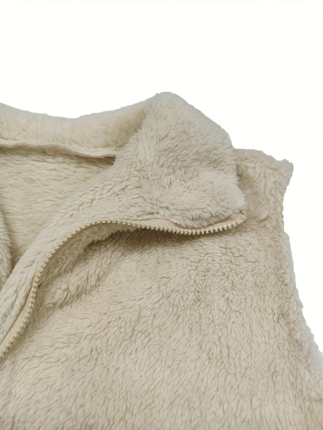 Gilet in pelliccia morbida da donna – Elegante giacca a maniche corte con cerniera