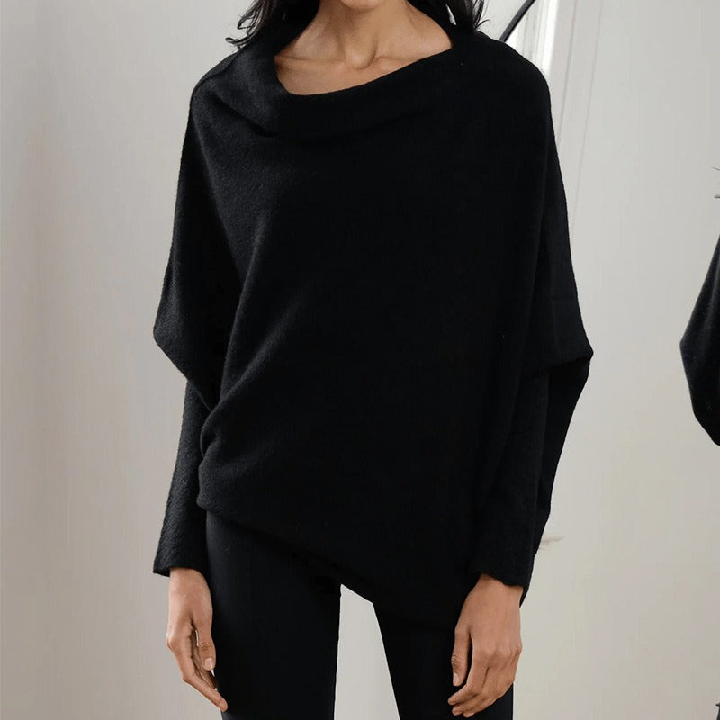 Maglione da donna con spalle scoperte - Maglieria casual moderna ed elegante