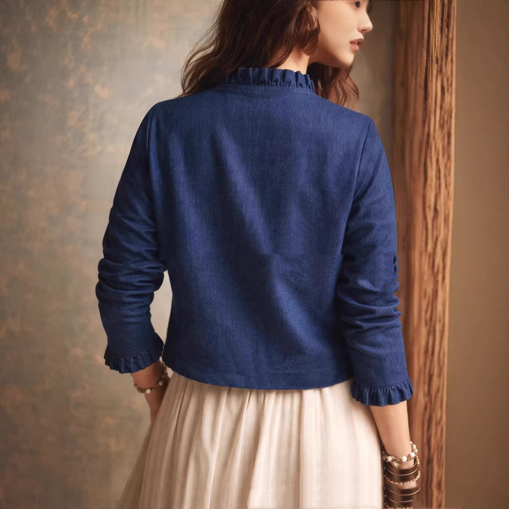 Top femme superposé style workwear - Rétro et ample