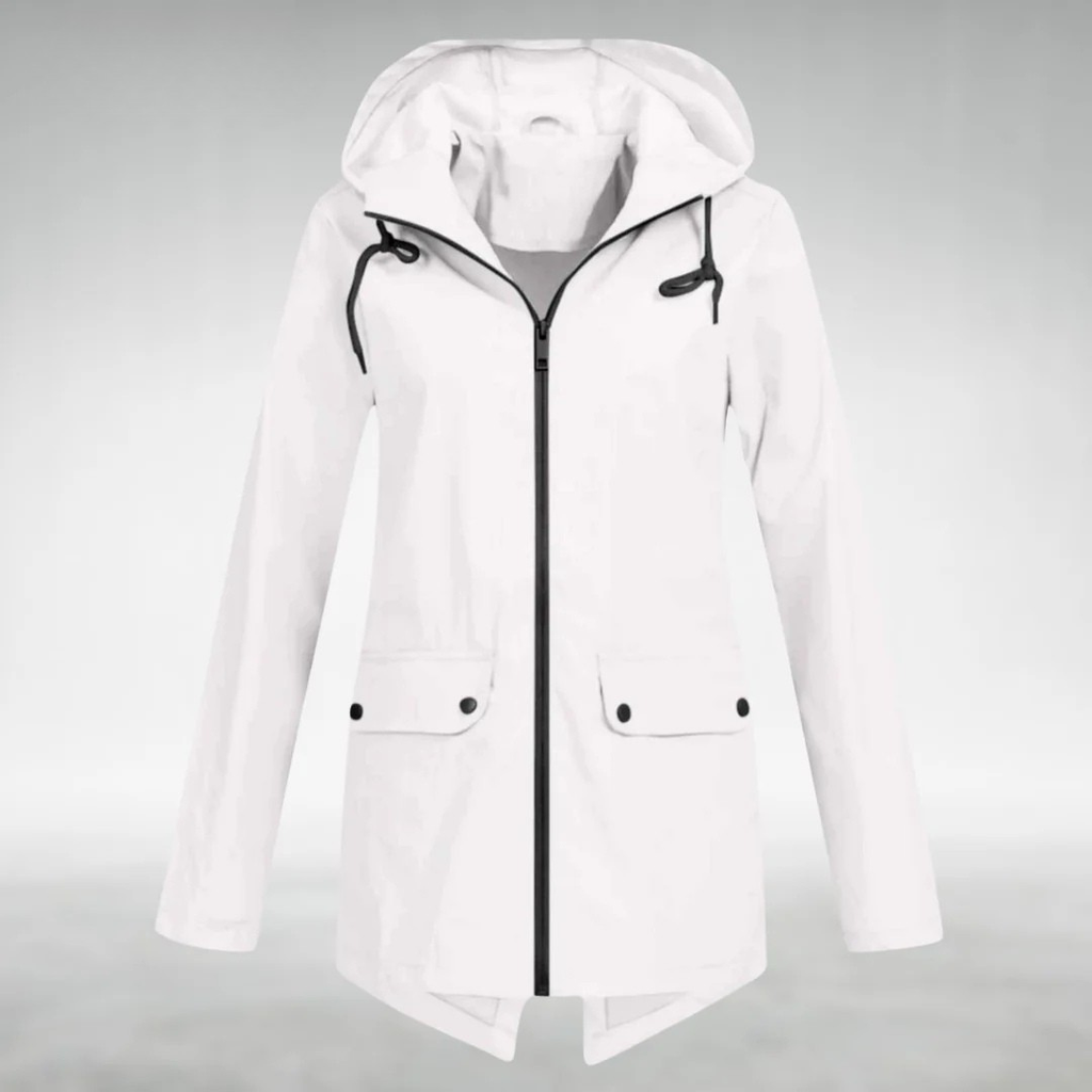 Elegante giacca impermeabile da donna