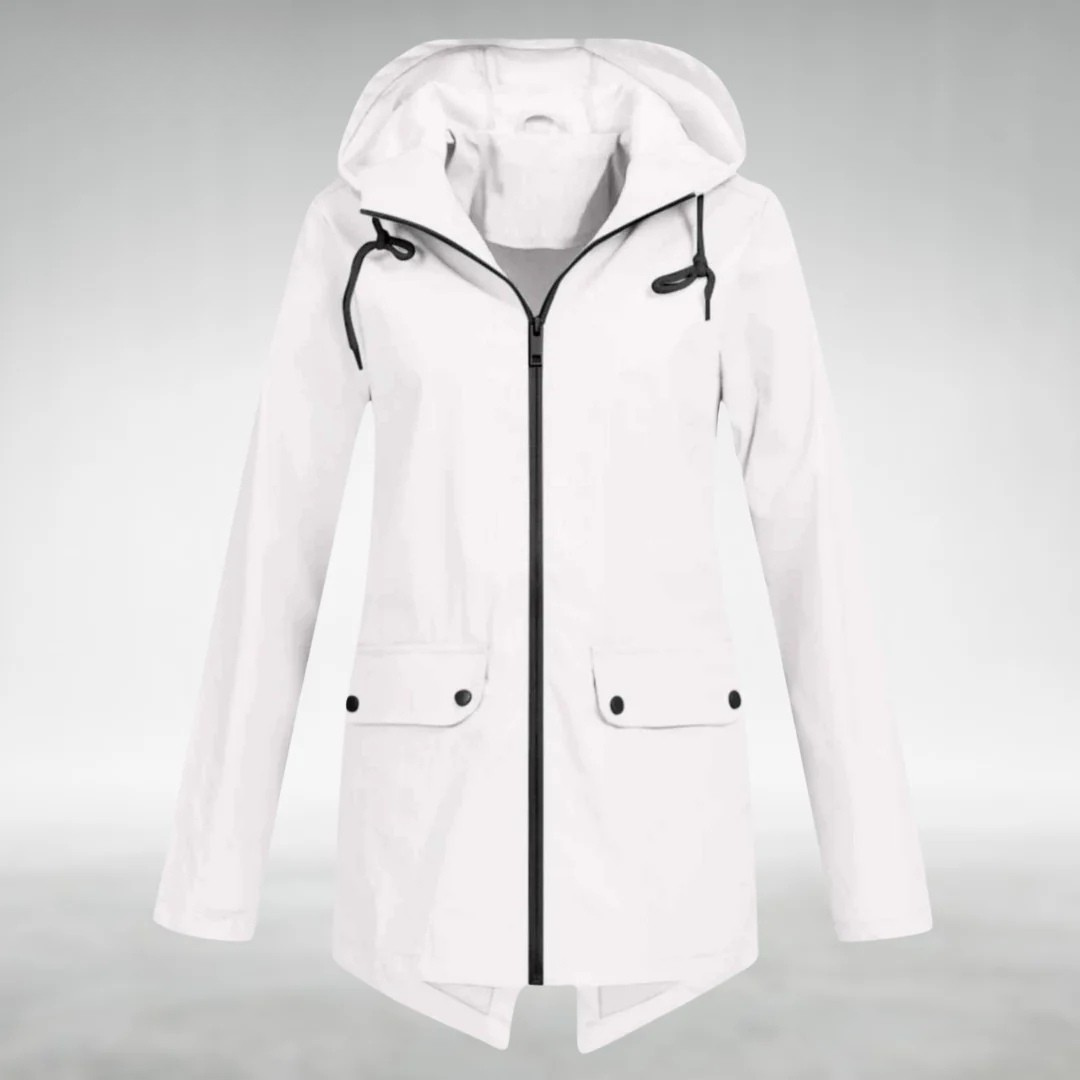 Elegante giacca impermeabile da donna