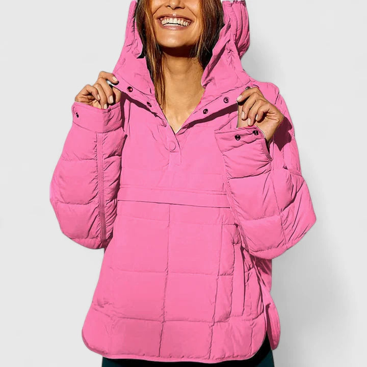 Giacca impermeabile oversize da donna