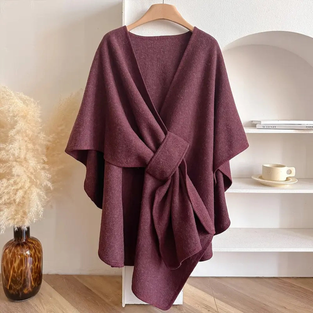 Cappotto scialle antivento di lusso da donna