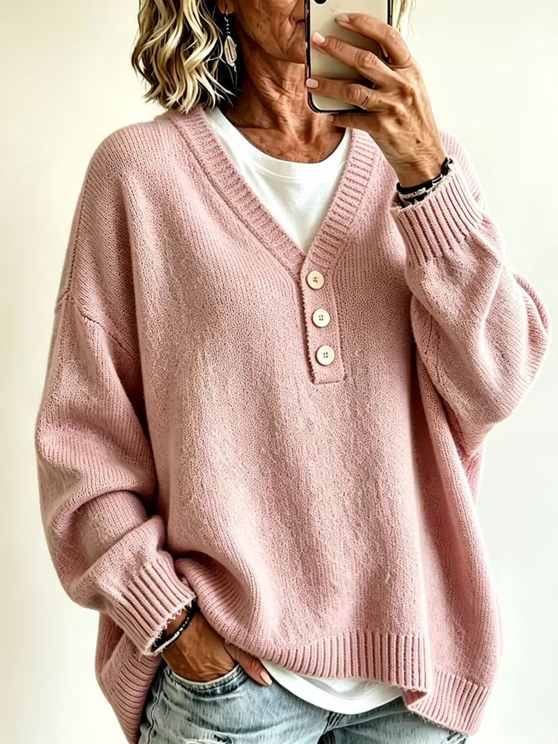 Jersey casual de mujer de color liso: estilo suave y cómodo para el día a día