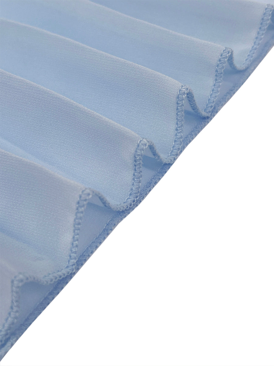 Vestito maxi plissettato da donna con scollo a barca – elegante senza maniche con spacco