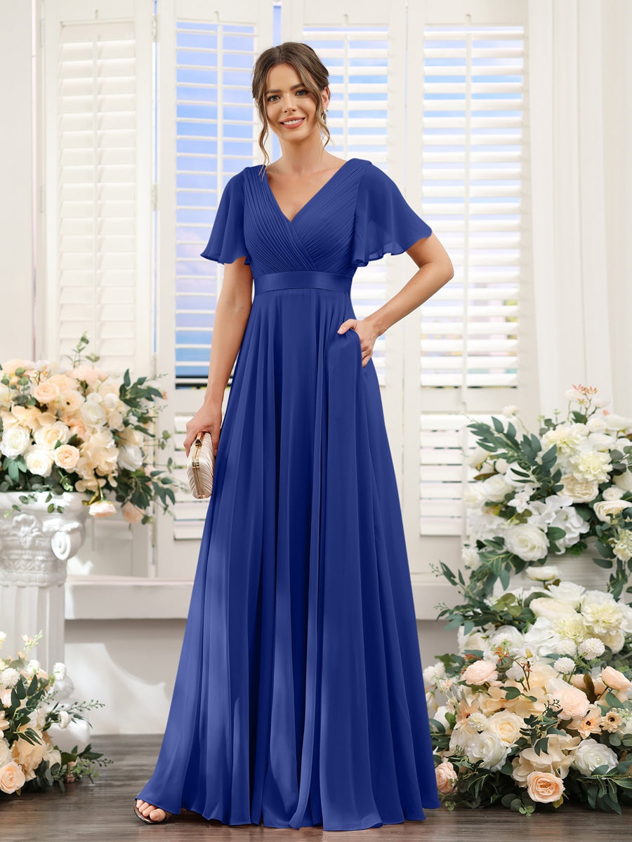 Abito da damigella d'onore a trapezio da donna – Elegante e formale, perfetto per matrimoni e feste