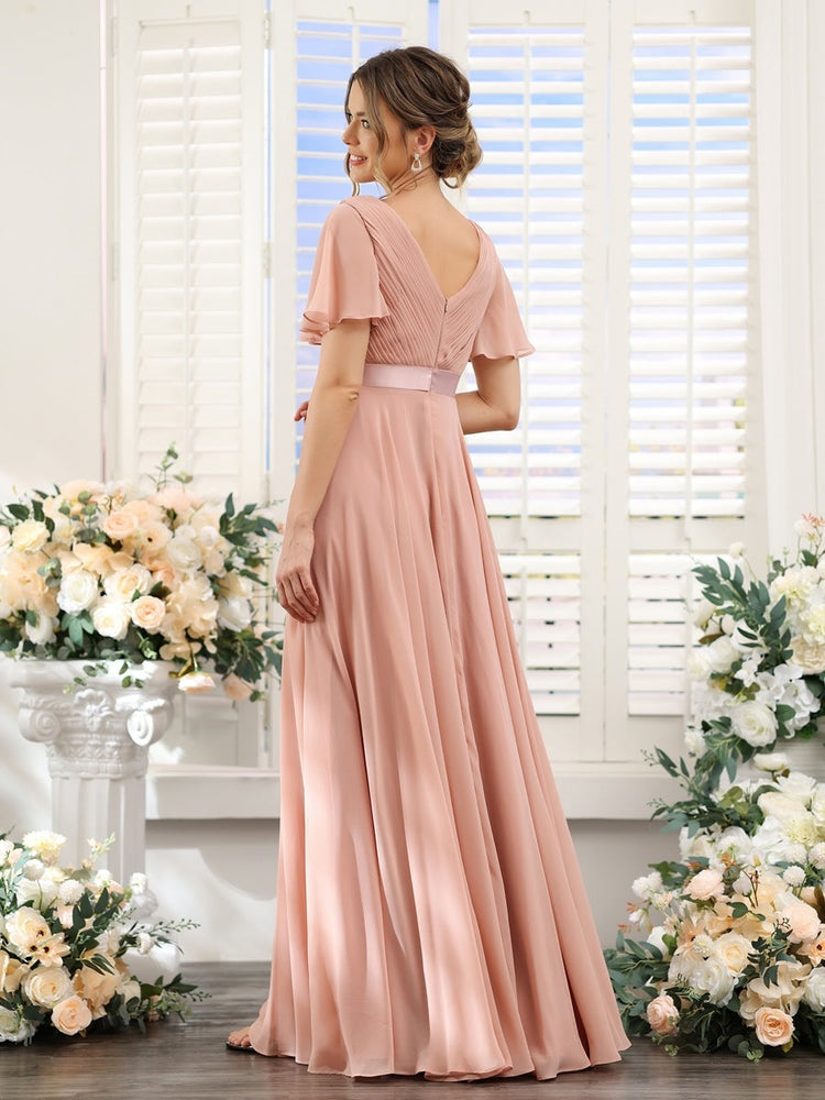 Abito da damigella d'onore a trapezio da donna – Elegante e formale, perfetto per matrimoni e feste