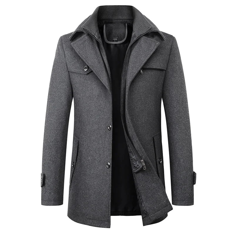 Cappotto impermeabile da uomo Premium - Elegante giacca invernale strutturata