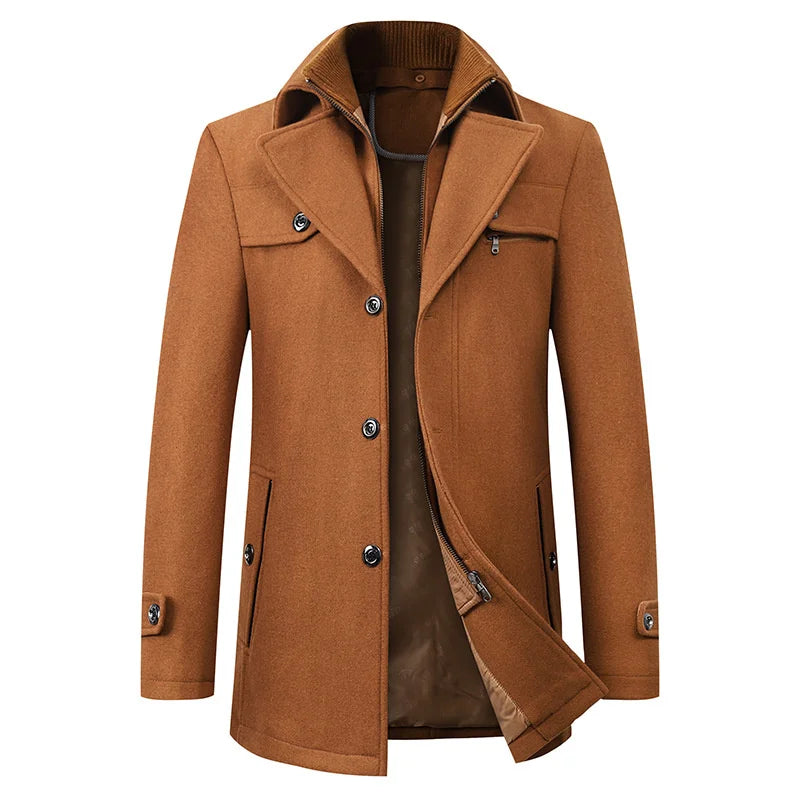 Cappotto impermeabile da uomo Premium - Elegante giacca invernale strutturata