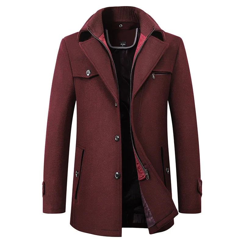 Cappotto impermeabile da uomo Premium - Elegante giacca invernale strutturata