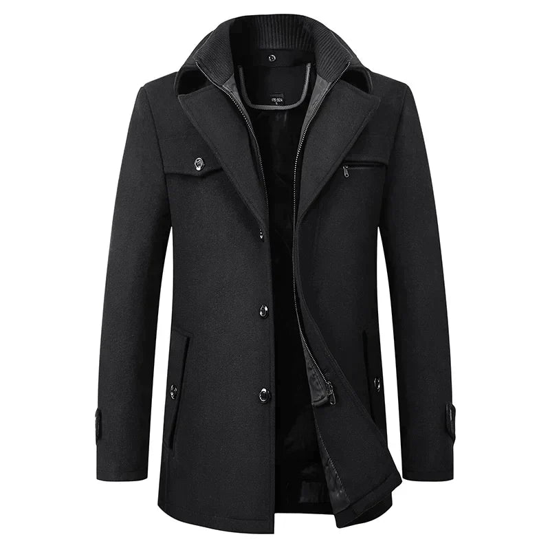 Cappotto impermeabile da uomo Premium - Elegante giacca invernale strutturata