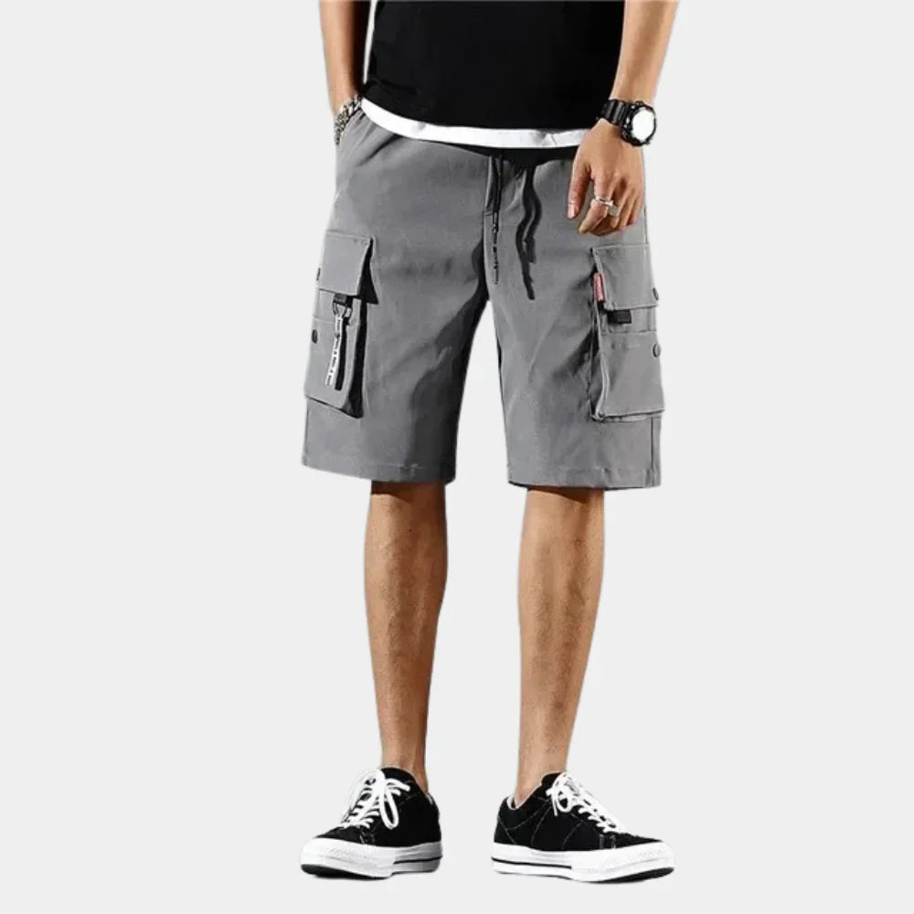Pantaloncini cargo casual da uomo – Pantaloncini estivi da combattimento in cotone