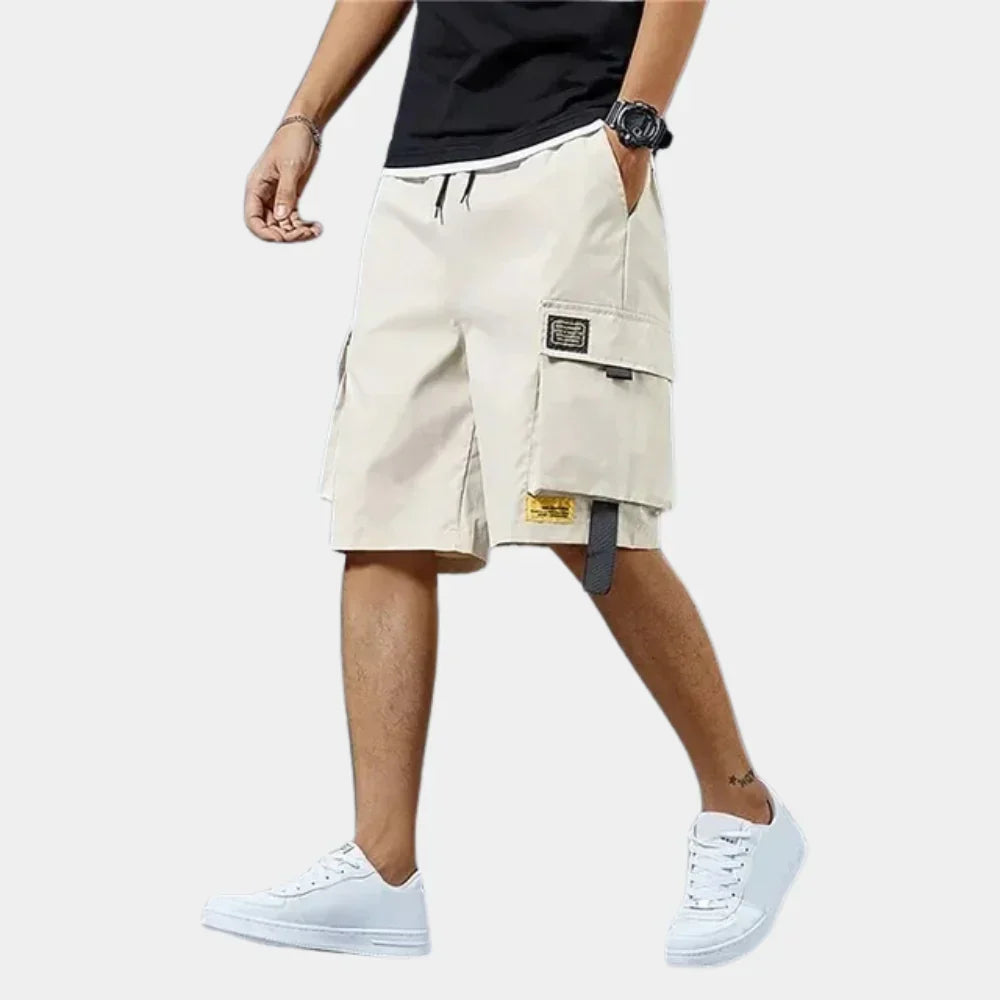 Pantaloncini cargo casual da uomo – Pantaloncini estivi da combattimento in cotone