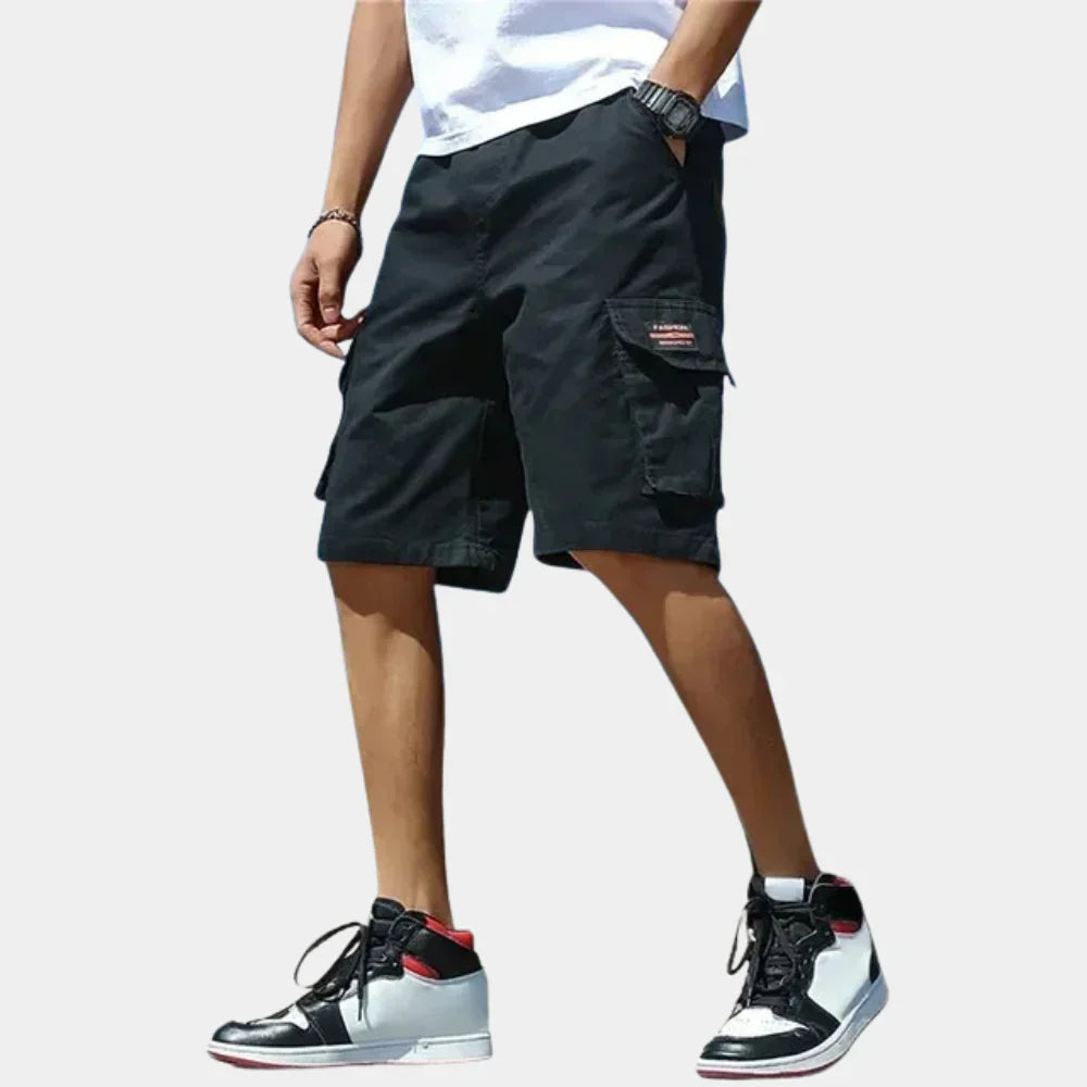 Pantaloncini cargo casual da uomo – Pantaloncini estivi da combattimento in cotone