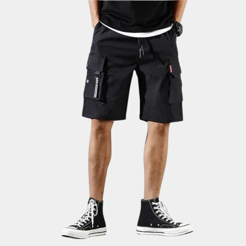 Pantaloncini cargo casual da uomo – Pantaloncini estivi da combattimento in cotone