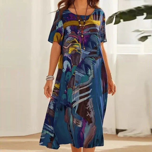 Tunica ampia e comoda da donna – Abito fluido casual