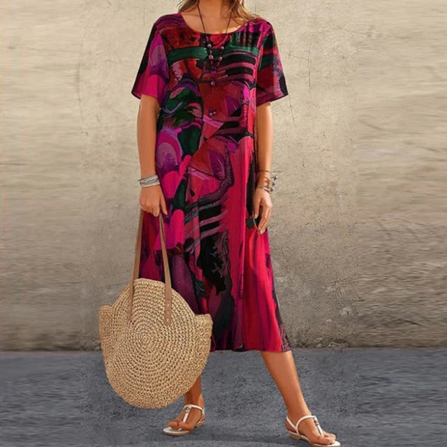 Tunica ampia e comoda da donna – Abito fluido casual