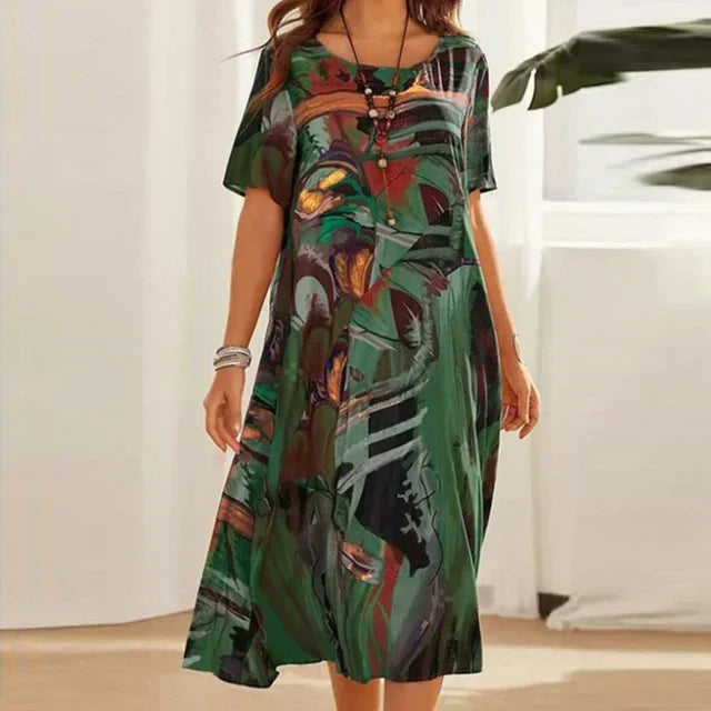 Tunica ampia e comoda da donna – Abito fluido casual