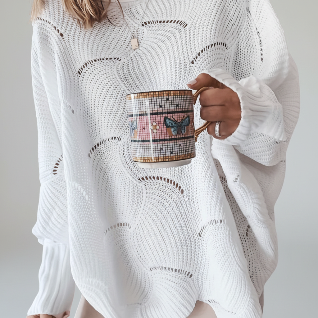 Pull asymétrique femme - Moderne et confortable