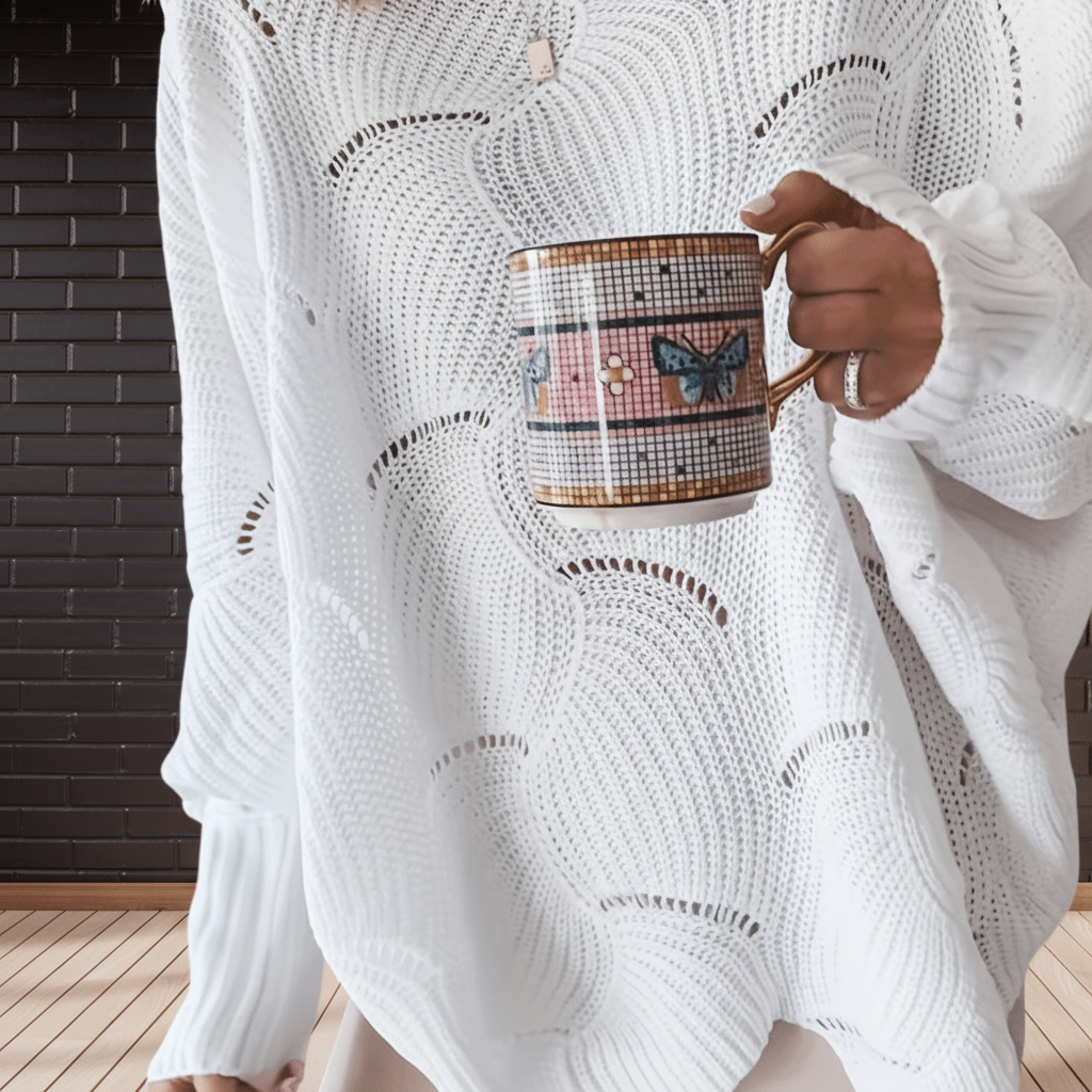 Pull asymétrique femme - Moderne et confortable