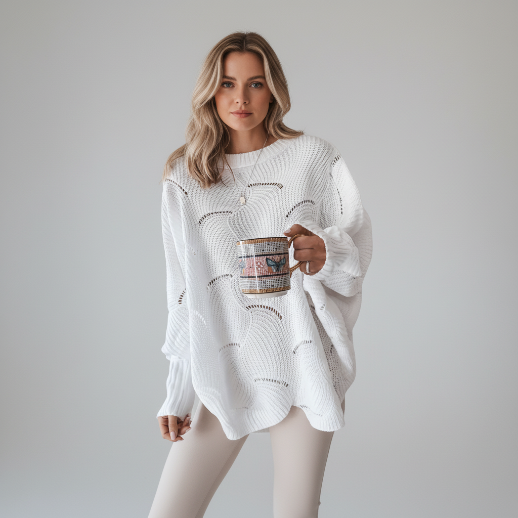 Pull asymétrique femme - Moderne et confortable