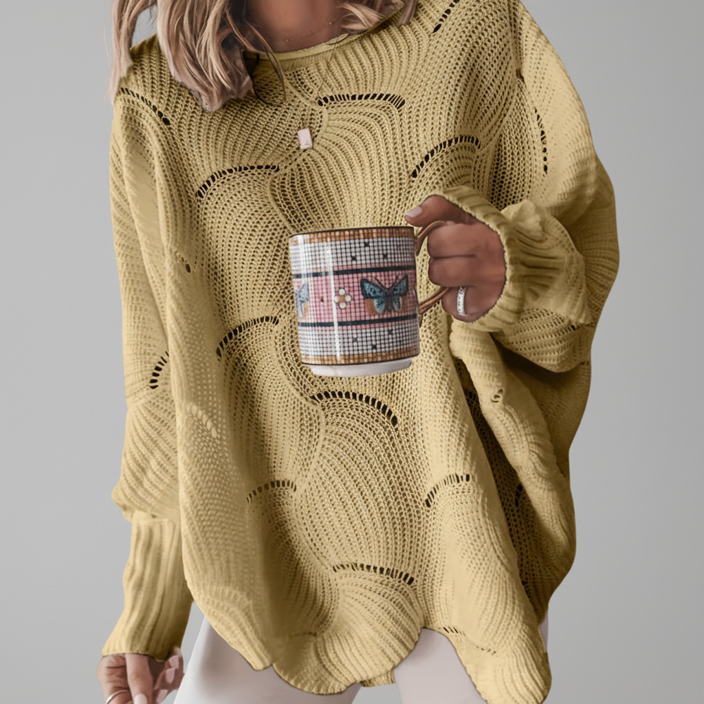 Pull asymétrique femme - Moderne et confortable