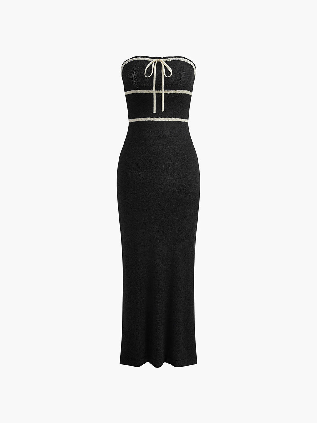 Elegante abito tubino in bouclé da donna – Abito midi chic
