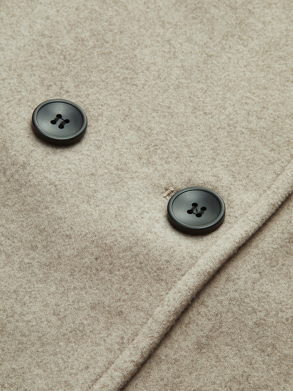 Cappotto doppiopetto da donna - vestibilità casual e calda per l'inverno